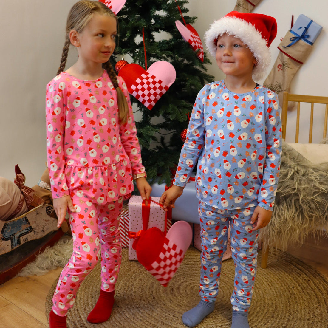 Liberté Ami, Alma Leggings (Kids) - Santa Pink