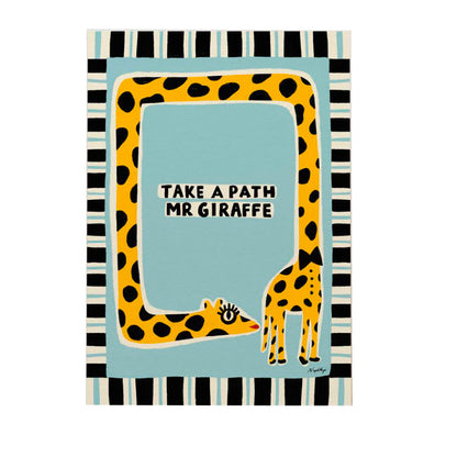 Nephthys Illustrated plakat, Take af Path Mr Giraffe - A4
