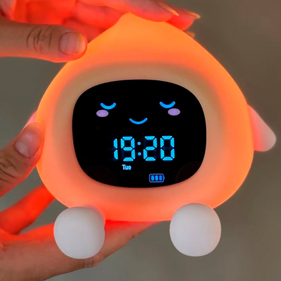 Lumulu søvntrener, nattlampe med natt- og dagindikasjon - Beige