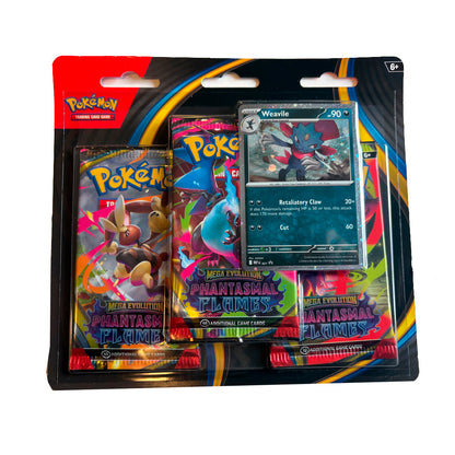 Pokémon Blister 3P ME02, Phantasmal Flames - 2 varianter
