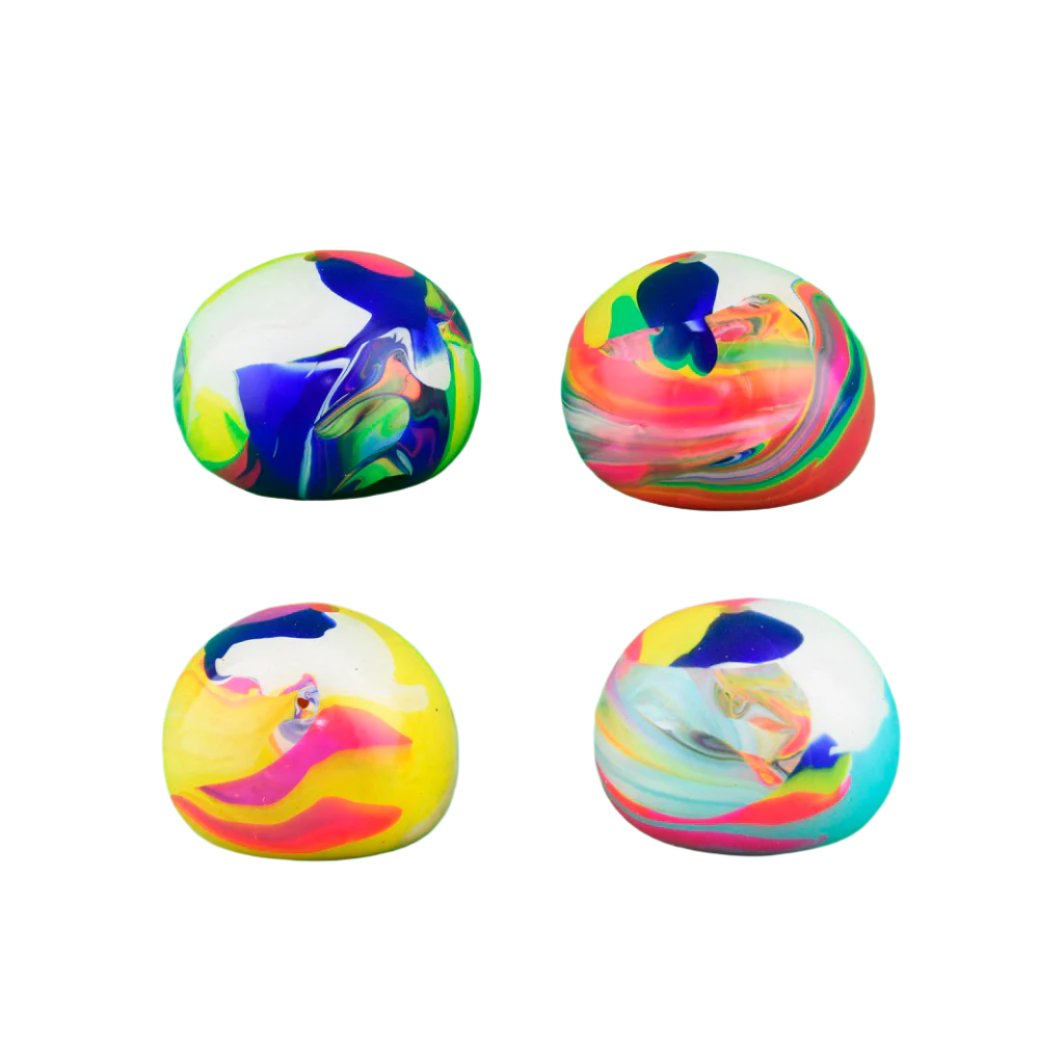 Robetoy Ball squeeze marble, 4 ass. farger