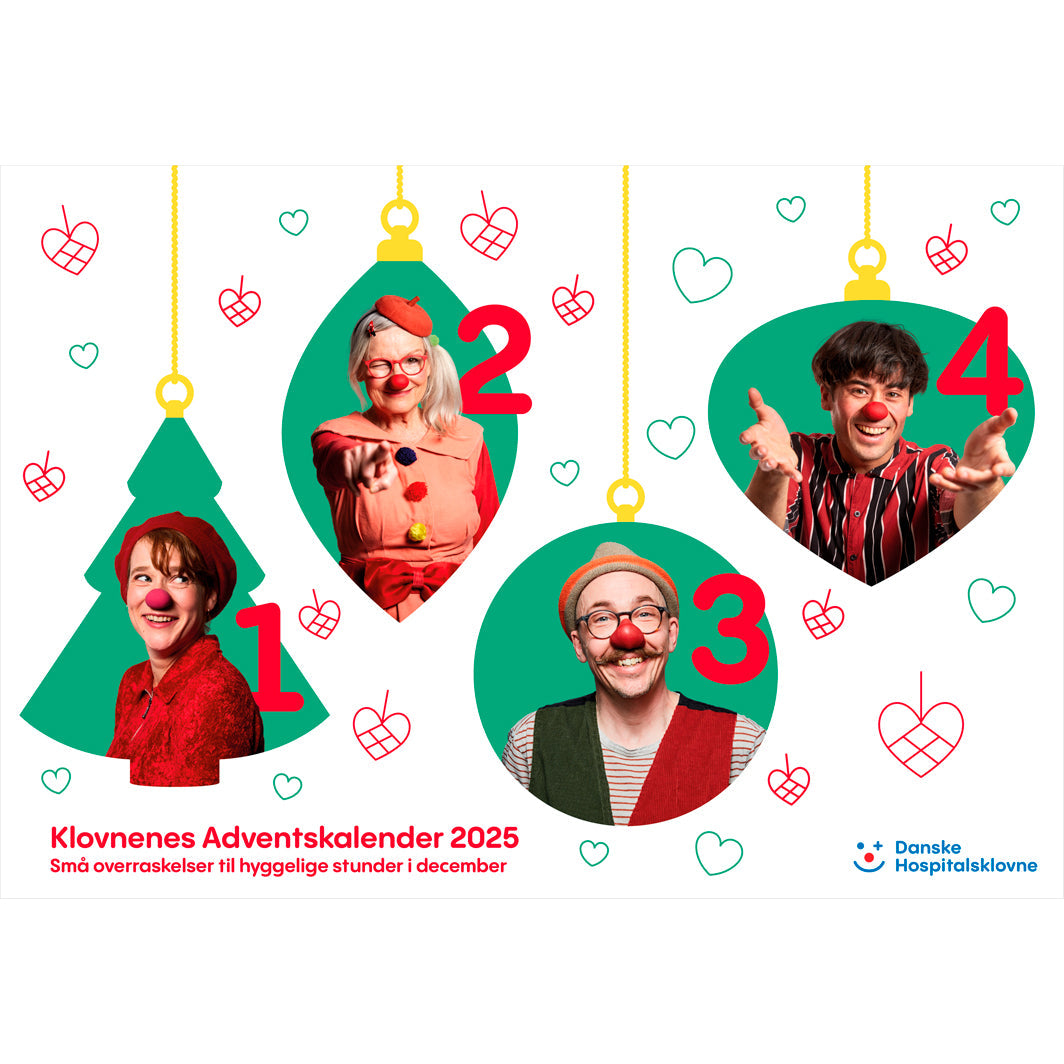 Til-og-fra-kort med lotteri, 6 stk. – Støtt Danske Hospitalsklovne