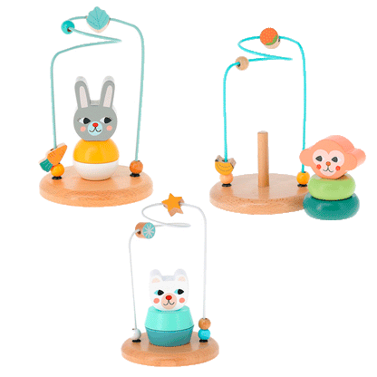 Vilac kulebane i tre, mini - 3 varianter