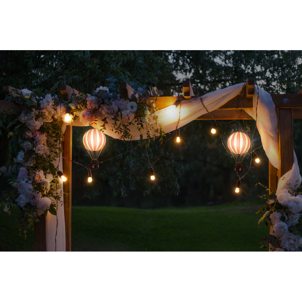 LED Luftballong, Royal Aero blå lys – 32 cm