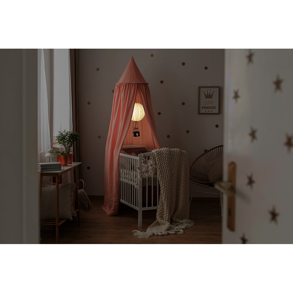 LED Luftballong, Royal Aero blue - 32 cm