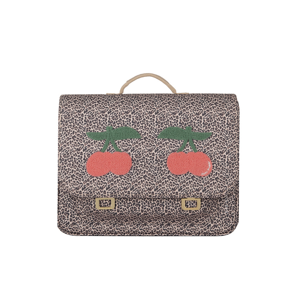 Jeune Premier IT veske midi, Leopard Cherry - Fra 6-8 år FORUTBESTILLING