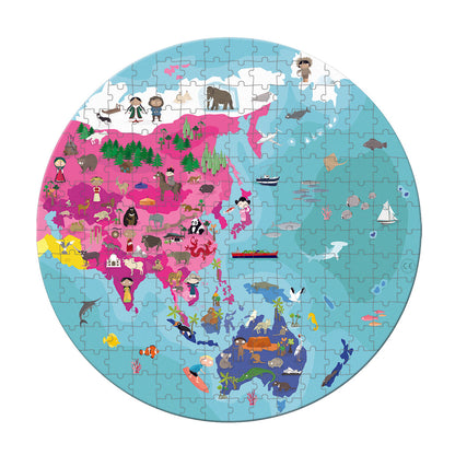 Puslespill verden runt fra Janod