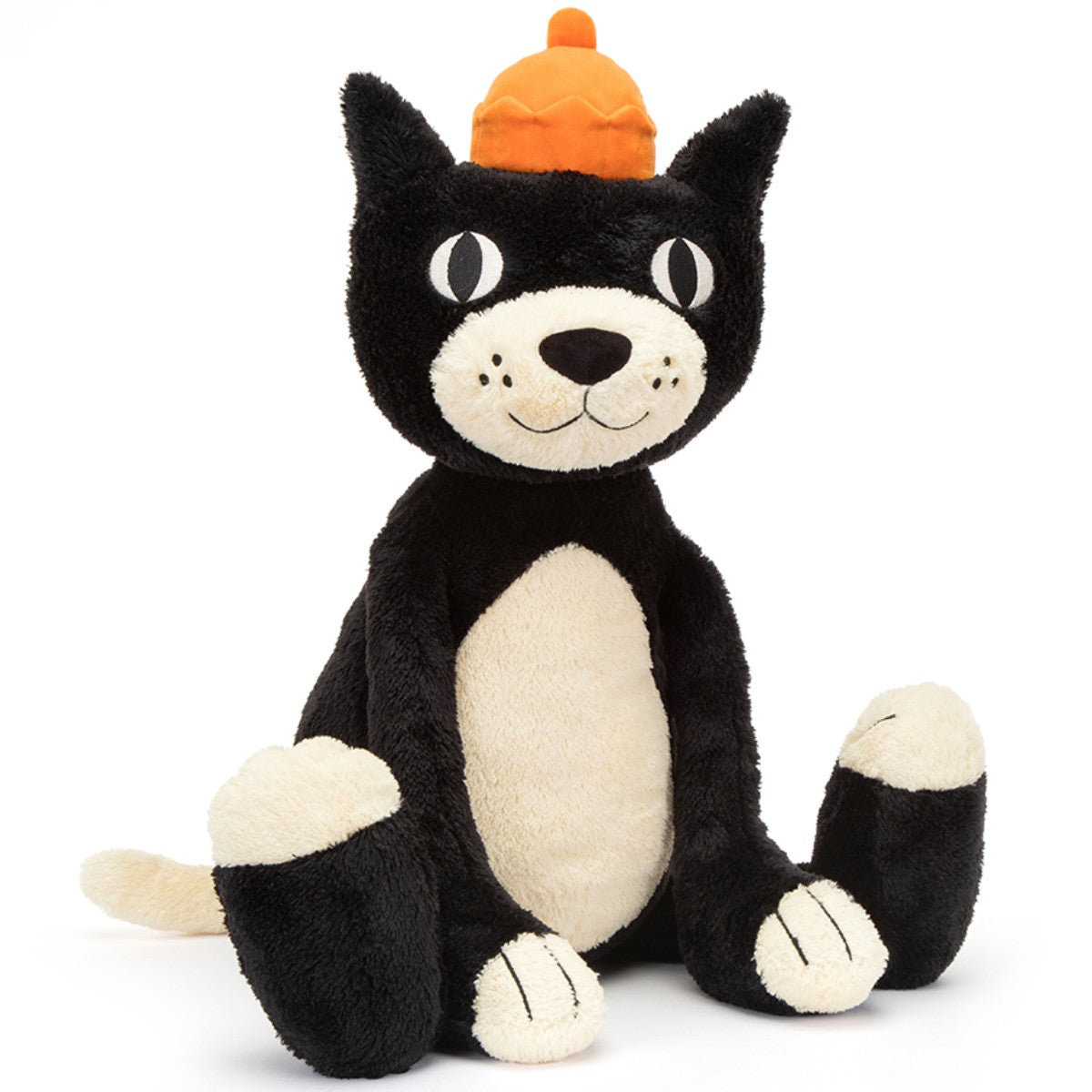 Jellycat-kosebamse, logo-katt, virkelig stor - 65 cm