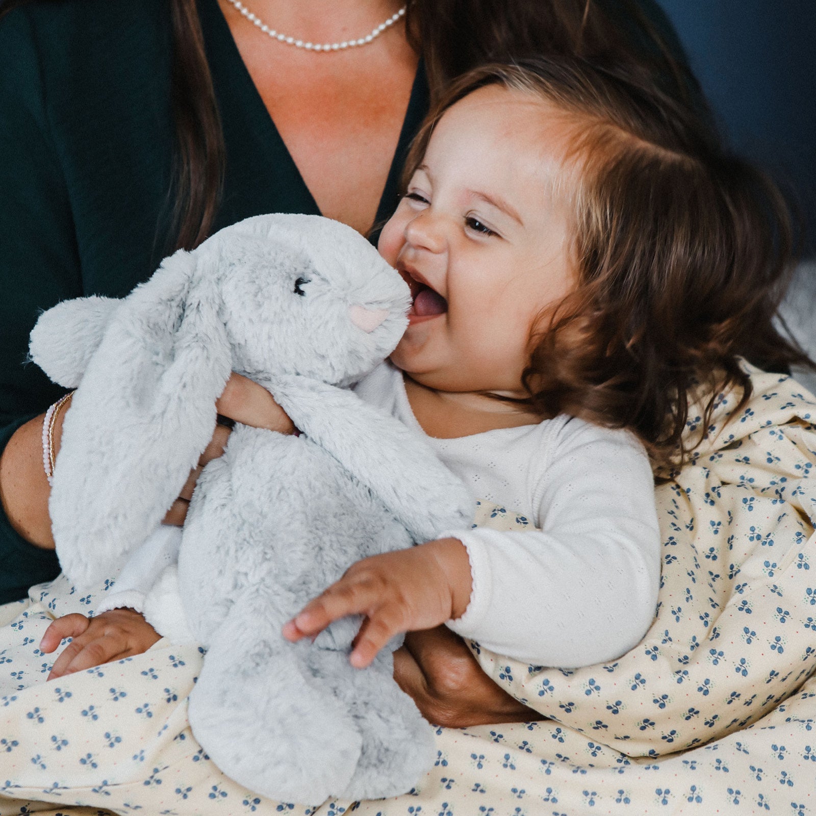 Jellycat bamse, Bashful grå kanin – 31 cm