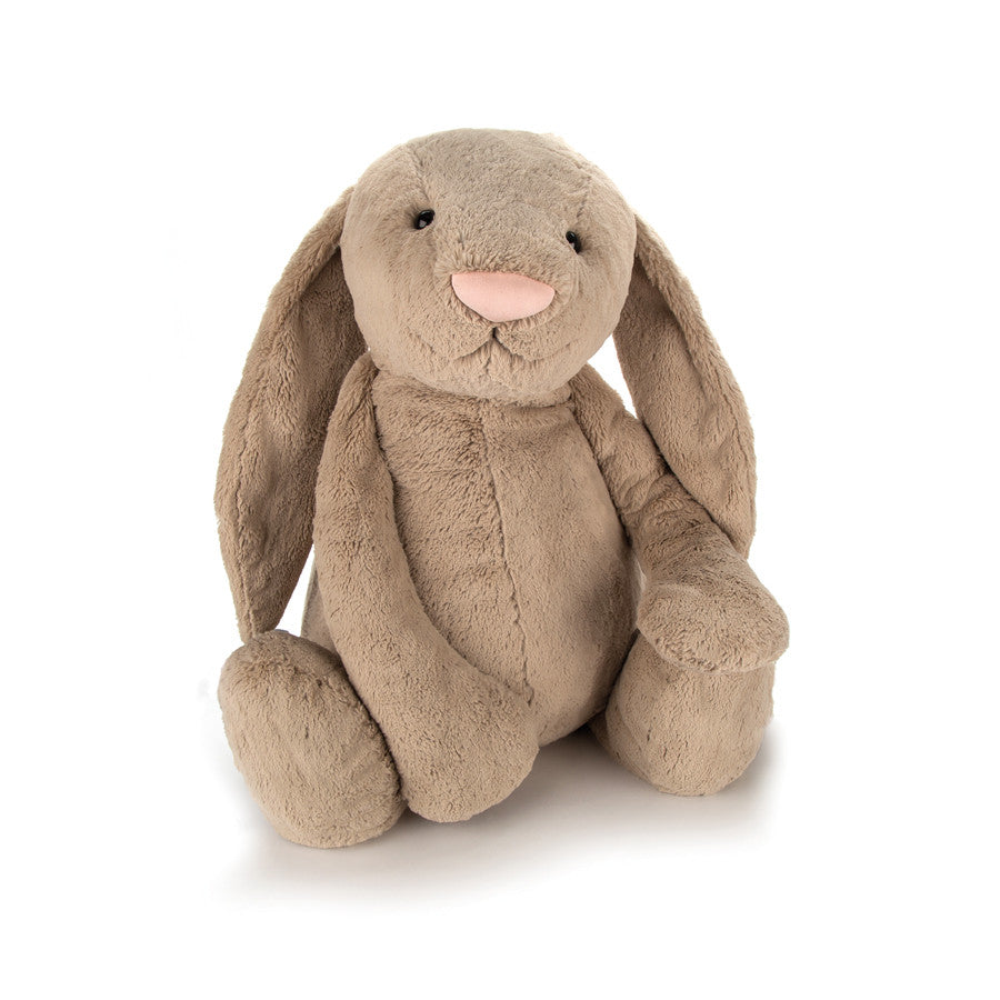 Jellycat bamse, Bashful beige kanin, Ekstra stor kanin – 108 cm
