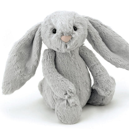 Jellycat Bamse, Bashful kanin, grå - 18 cm