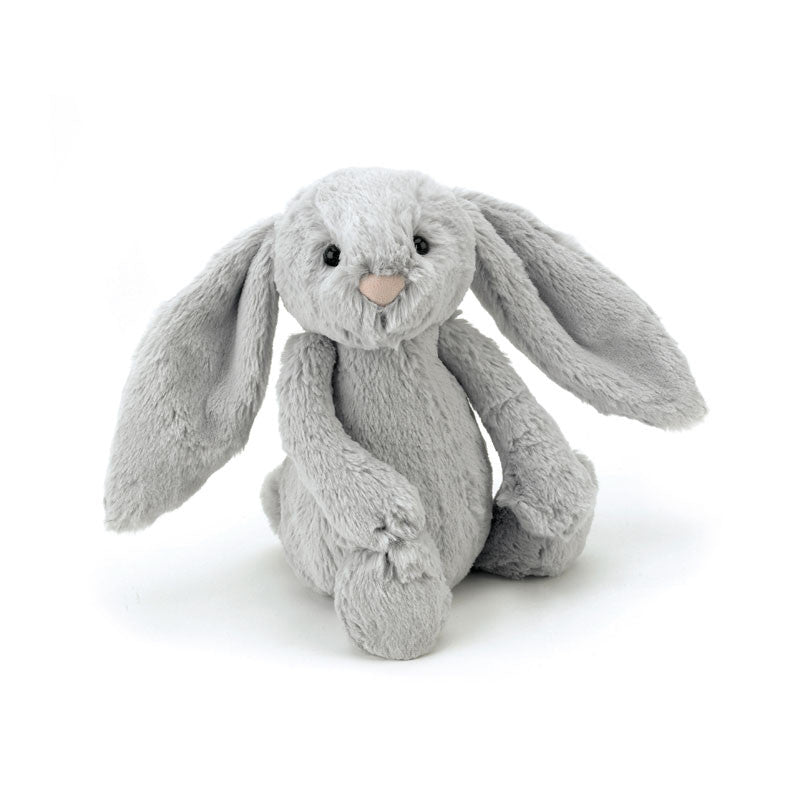 Jellycat bamse, Bashful grå kanin – 31 cm