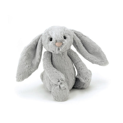 Jellycat bamse, Bashful grå kanin – 31 cm
