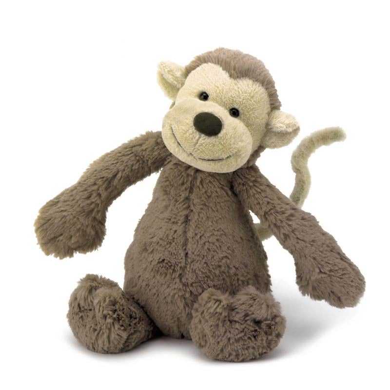 Jellycat bamse, Bashful ape - 31 cm