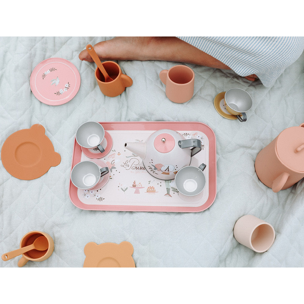 Moulin Roty koffert med tesett, 14 deler - Les Parisiennes