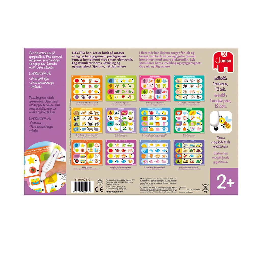 Jumbo Electro Colors &amp; Shapes (Dansk og Norsk)