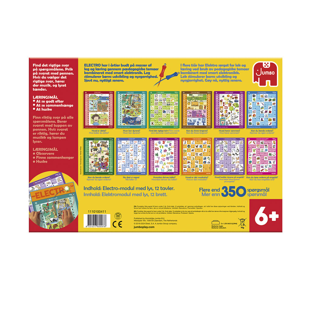 Jumbo Electro, Styrk skolekunnskaper (Dansk og Norsk)