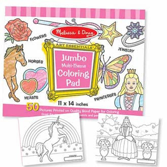 Jumbo malebok, m. dyr og prinsesser