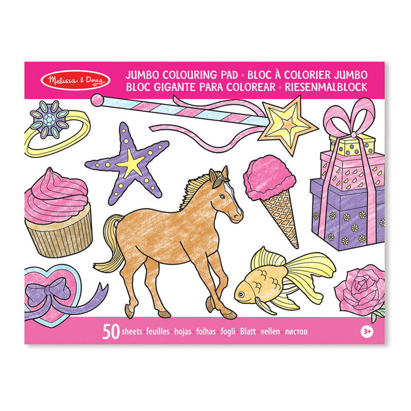 Jumbo malebok, m. dyr og prinsesser