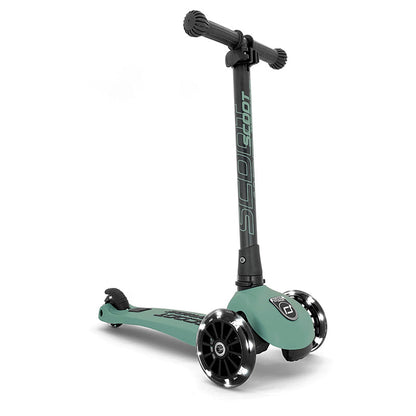 Scoot and Ride Highway Kick 3, løbehjul - LED Forest