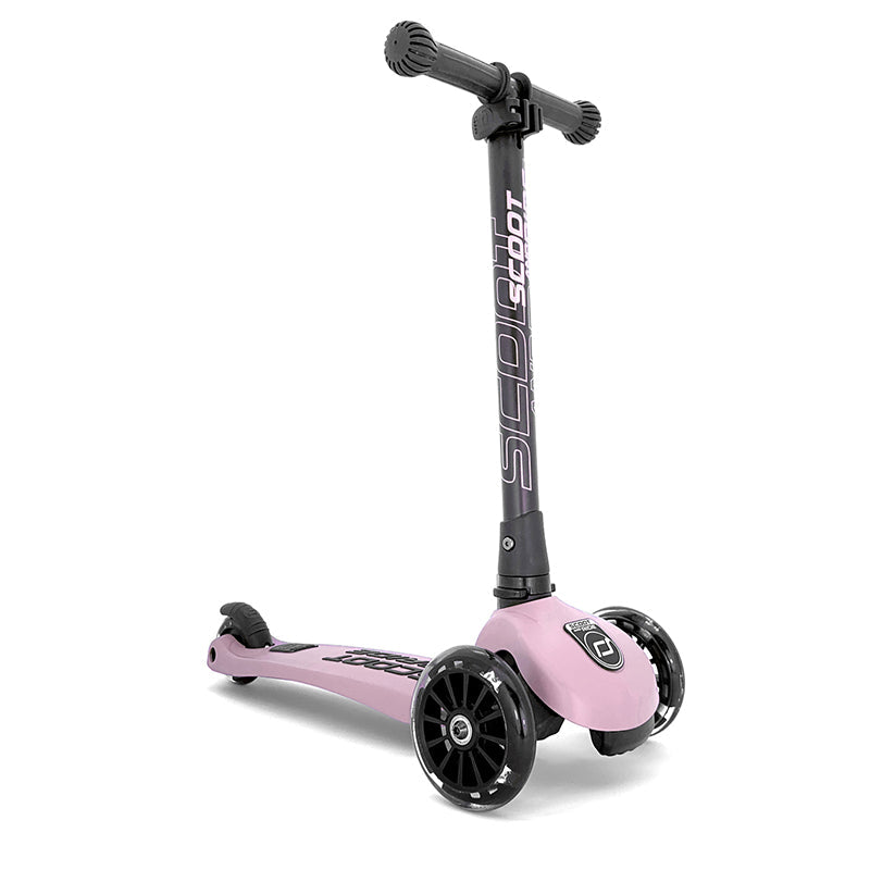 Scoot and Ride Highway Kick 3 løbehjul LED Rose