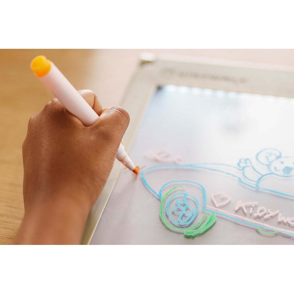 KidyDraw tegnetavle med lys