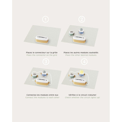 Kidyelec-Starter - Eksperimentsett om strøm og elektrisitet - 11 deler