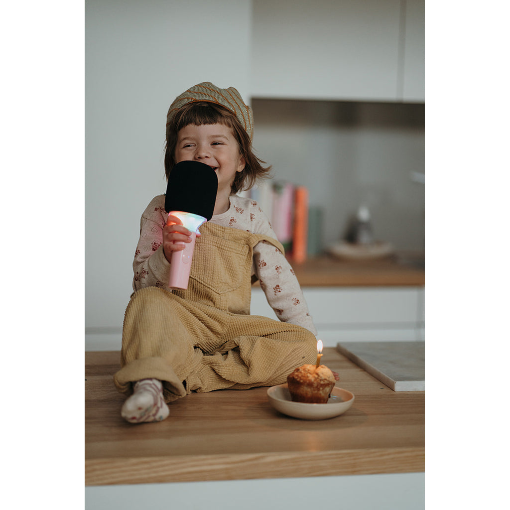 Kidymic Alt-i-én Mikrofon til Karaoke og Musikalske Opplevelser, Blue