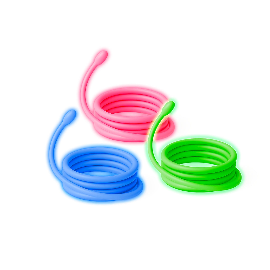 Kidyneon, DIY selvlysende bilder med neontråd, 9 stk - Big pack