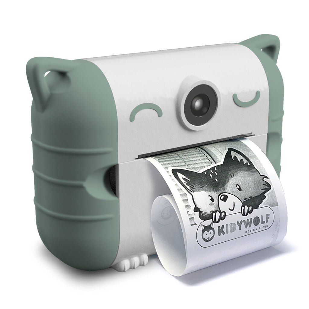 Kidywolf Kidyprint, barnekamera med utskrift - Grønn
