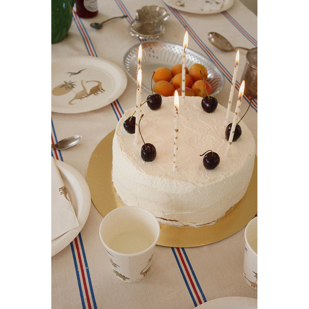 Konges sløjd Fødselsdagslys, 12 stk. - Sitron