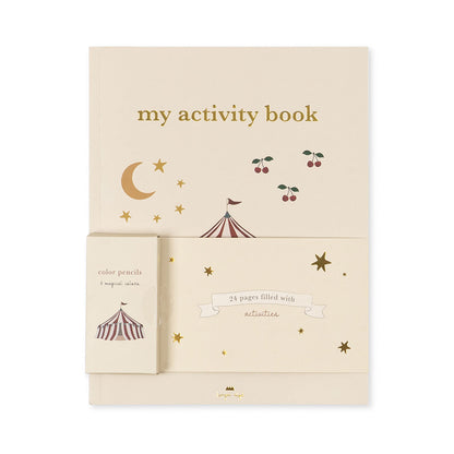 Konges Sløjd Aktivitetsbog m. tusjer, Off-white