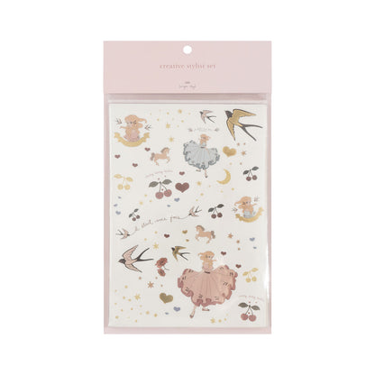 Konges Sløjd Kreativt stylistsett for barn - Blush mix