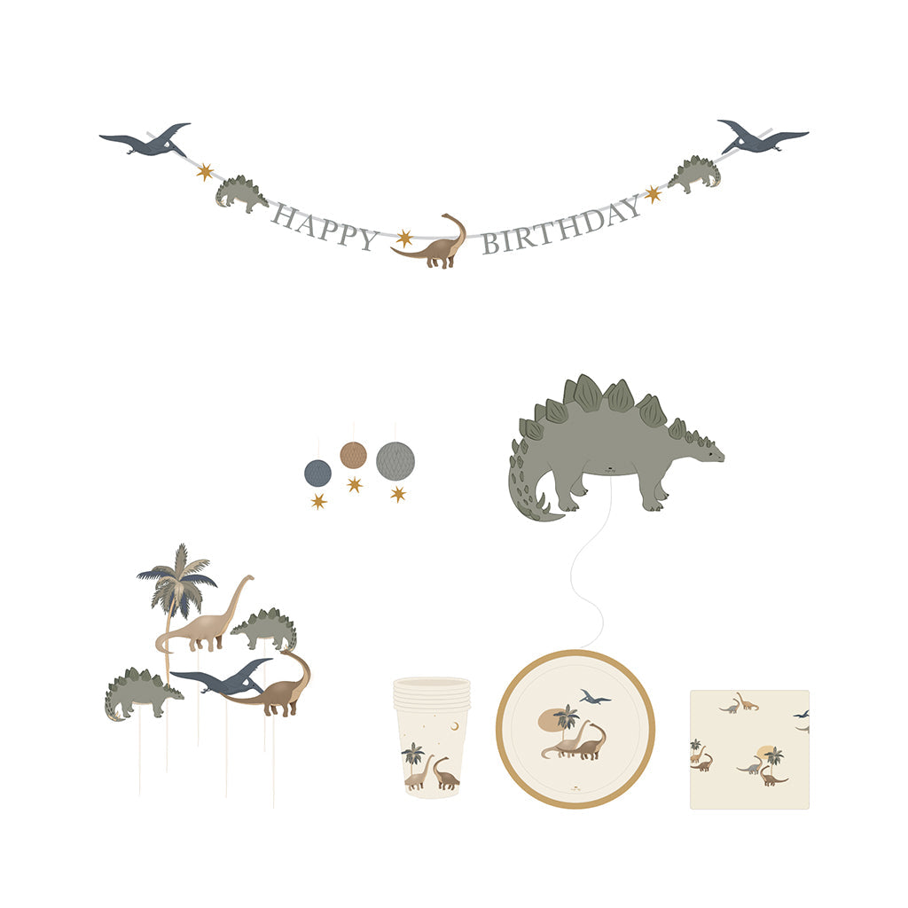 Konges Sløjd Festpakke, Dino kit - 8 personer