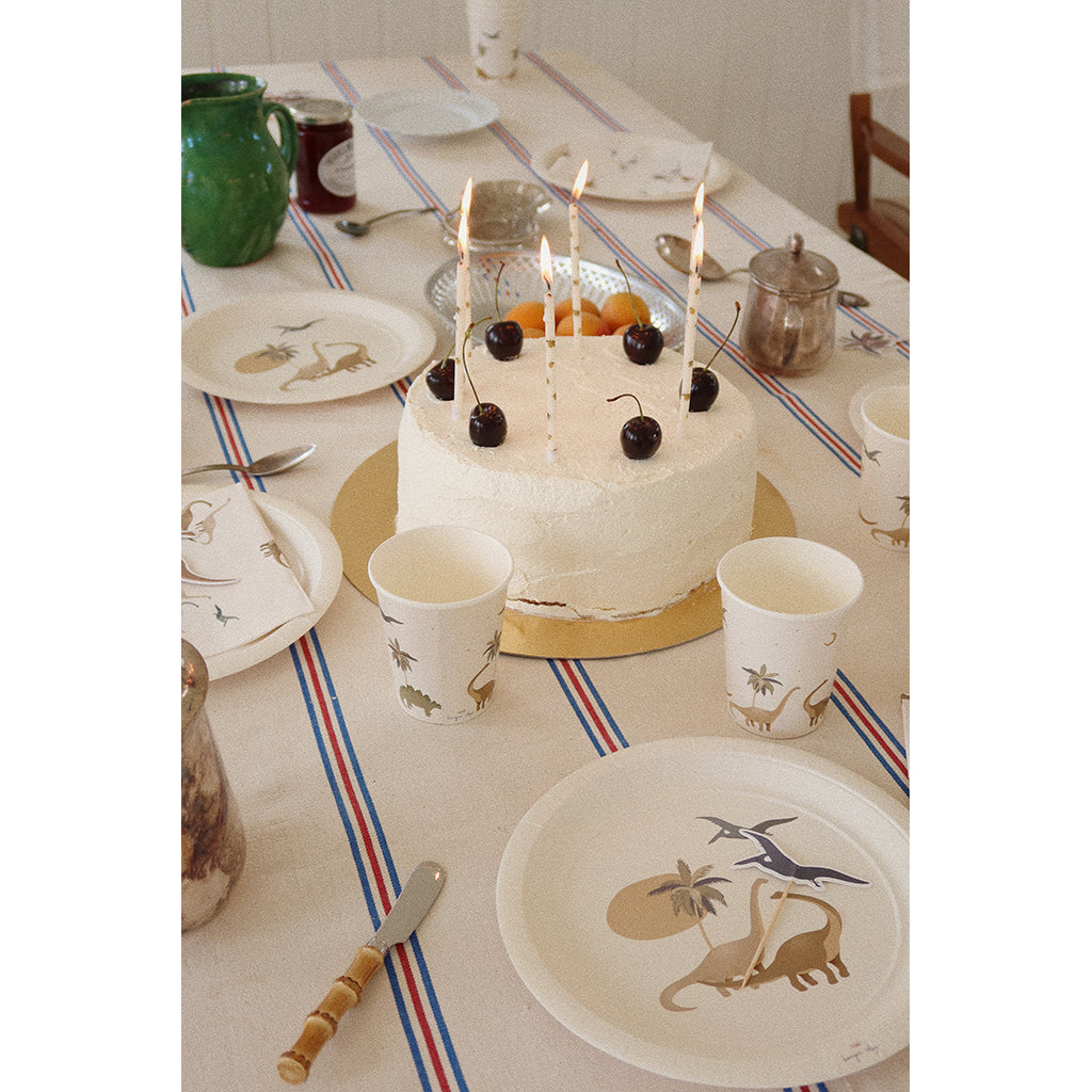 Konges Sløjd Lysestake til liten fødselsdagslys, Dino - Green