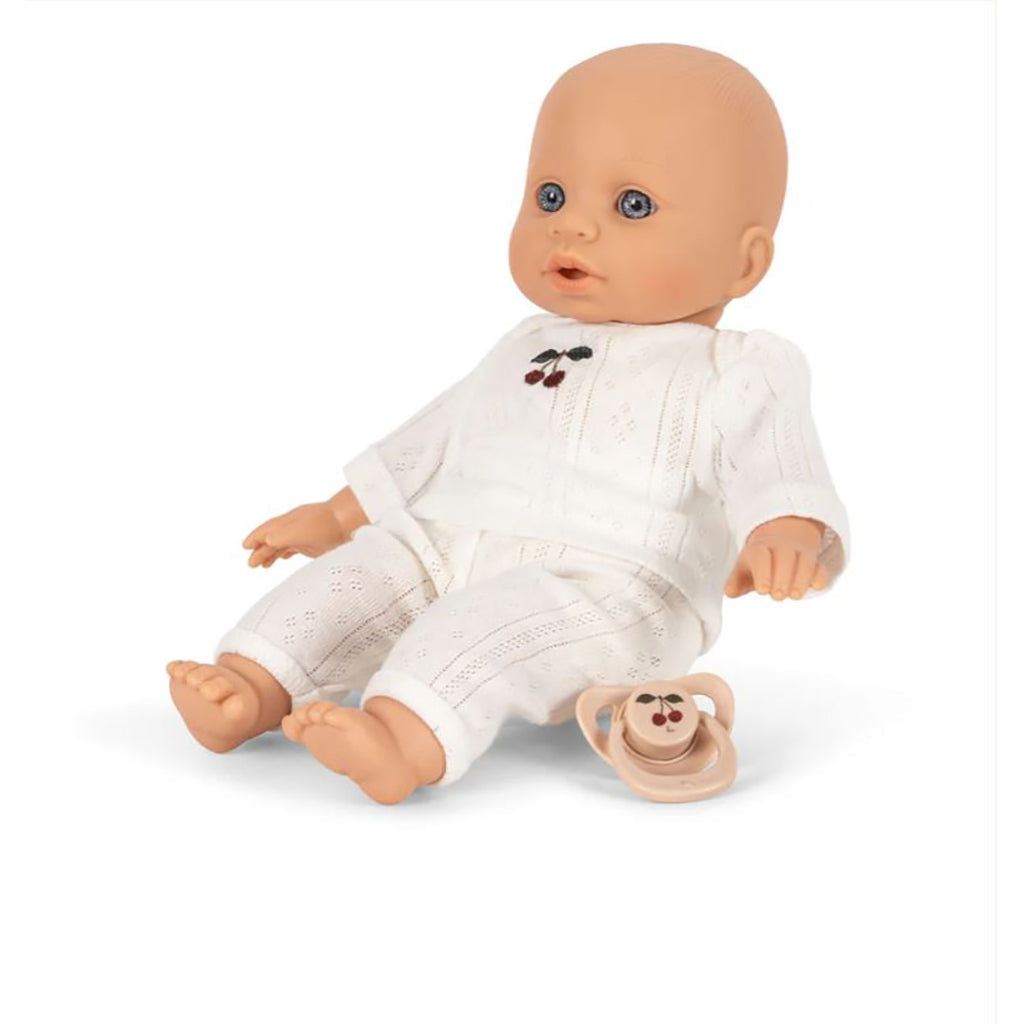 Konges Sløjd Luna babydukke i babylift med smokk og dukkeklær - Eksklusiv