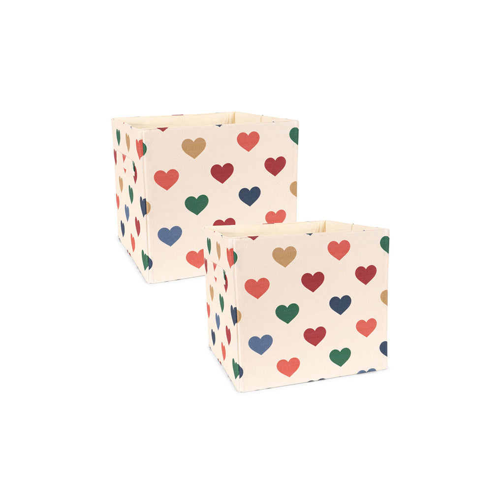 Konges Sløjd Oppbevaringskasser, 2-pakning - Coeur coloré