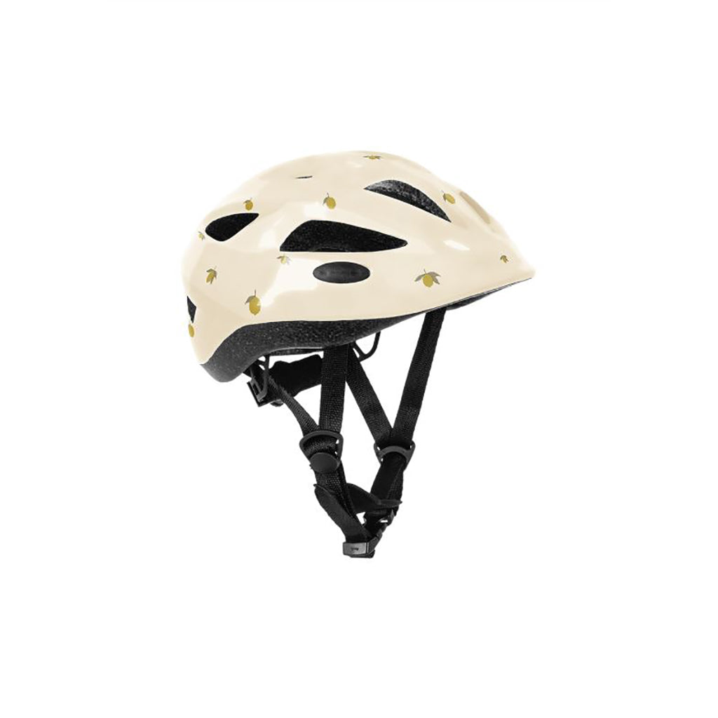 Konges Sløjd sykkelhjelm, Lemon all-over-print – str. 2–4 eller 4–8 år