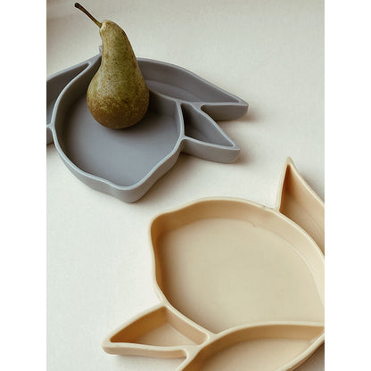 Konges Sløjd lemon silikontallerken, Whale