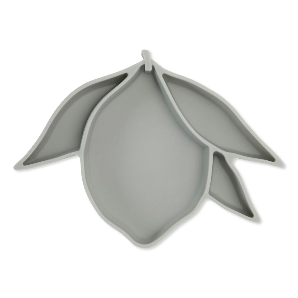 Konges Sløjd lemon silikontallerken, Whale