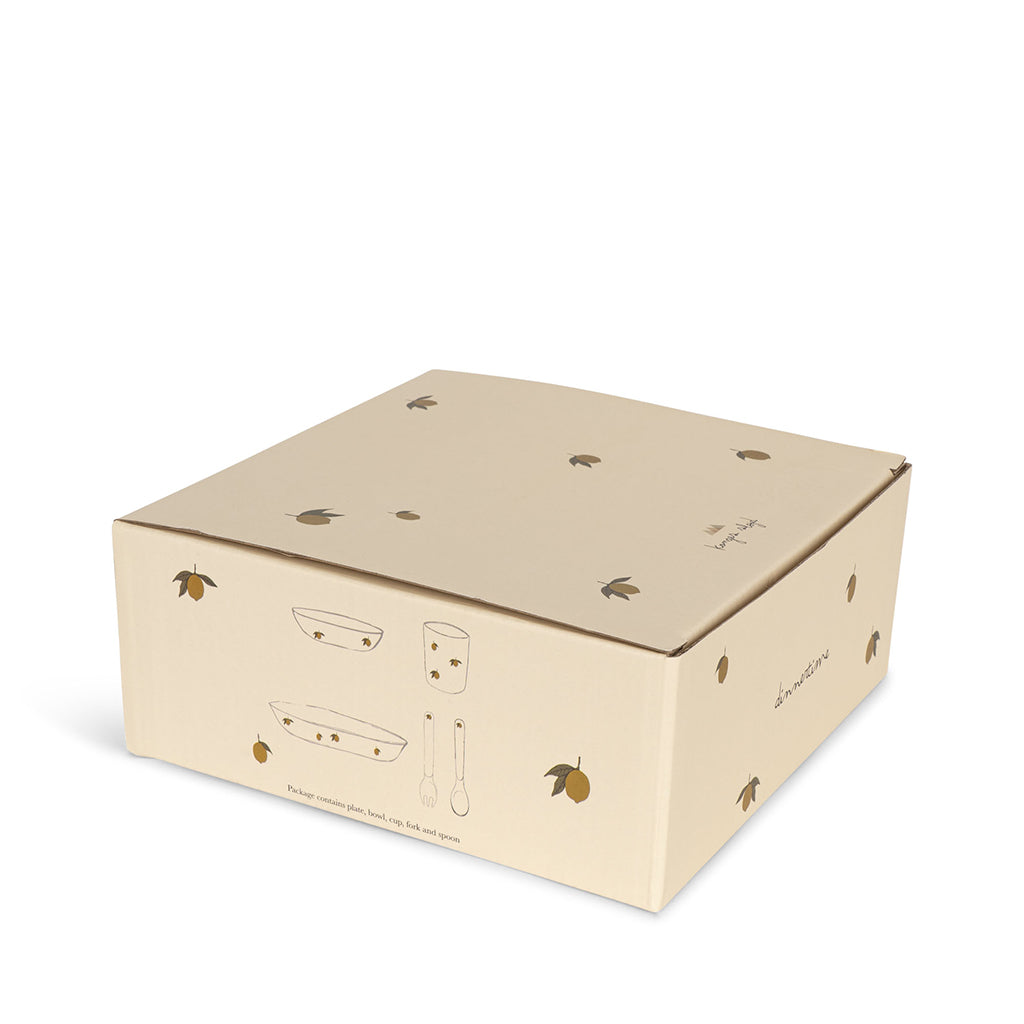 Konges Sløjd Spisesett, 5 deler - Lemon