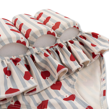 Konges Sløjd badedrakt m avtakbare flyteblokker, Amour blue stripe - str. 9 mdr. - 4 år