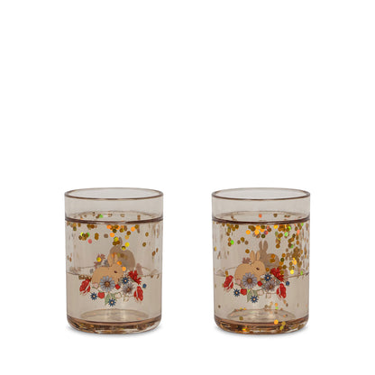 Konges Sløjd glitter kop, 2-pak - Bunny Tokki