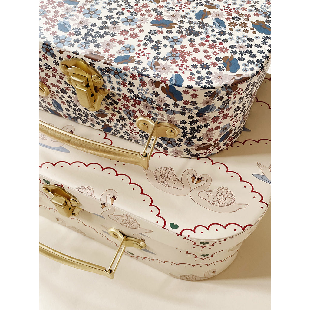 Konges Sløjd kuffertsæt, 2 stk - Swan/Vivi fleur