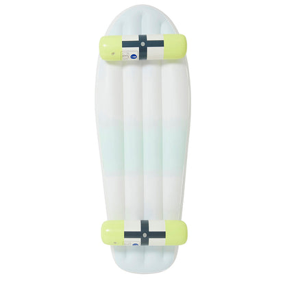 Sunnylife luftmadrass, skateboard - blue/lime - Fra 6 år
