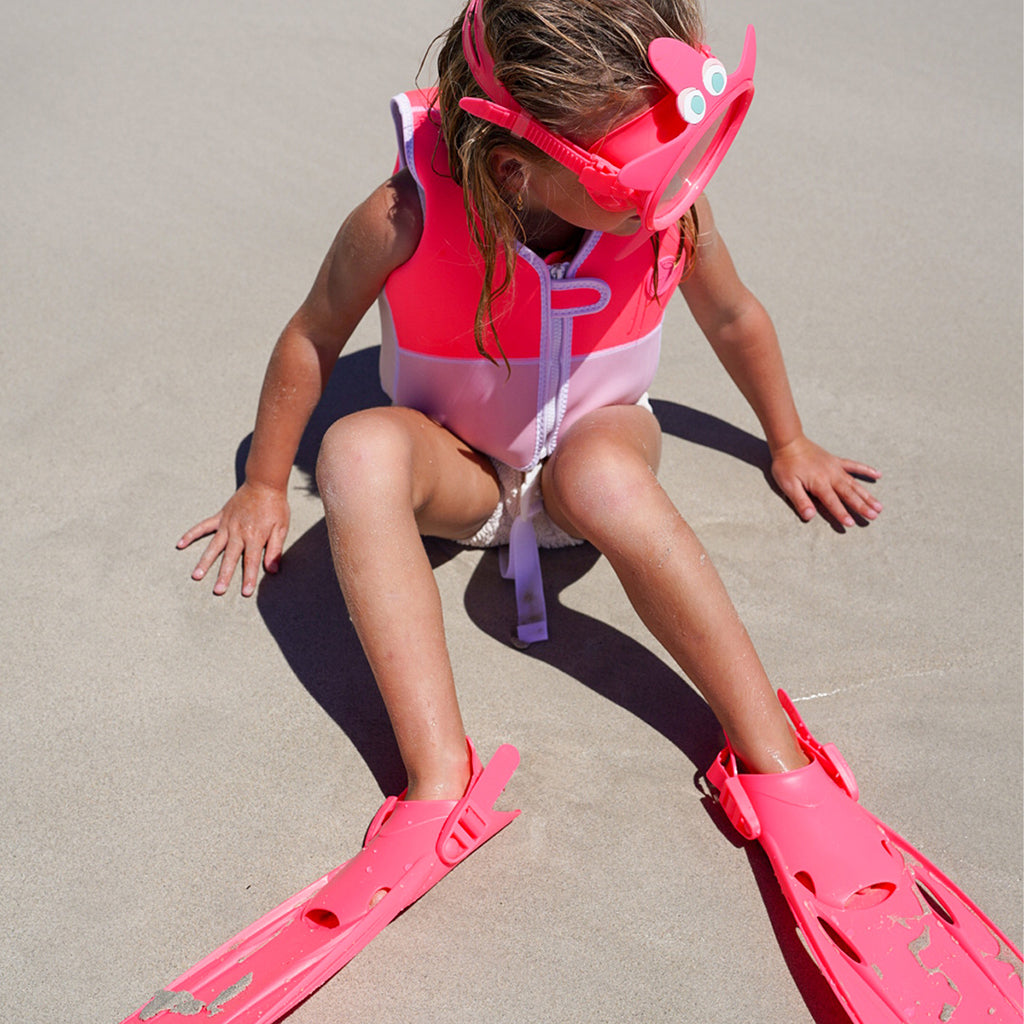 Sunnylife small dykkersett, Melody the Mermaid Pink - str. 31-34 i sko