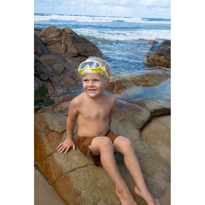 Sunnylife dykkerbriller, Salty the Shark Neon Yellow