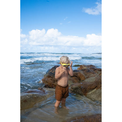 Sunnylife dykkerbriller, Salty the Shark Neon Yellow