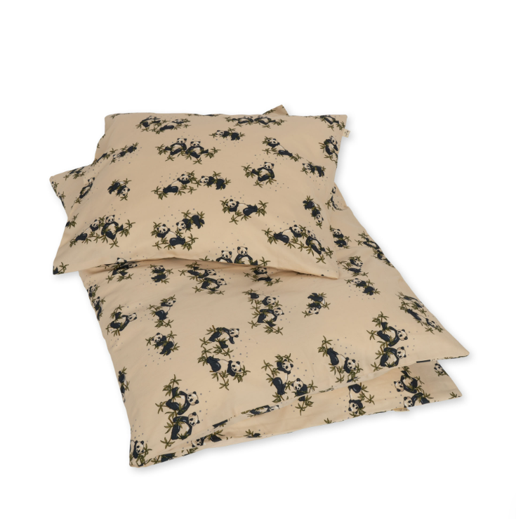 Konges Sløjd Juniorsengetøy, økologisk - Panda nuit