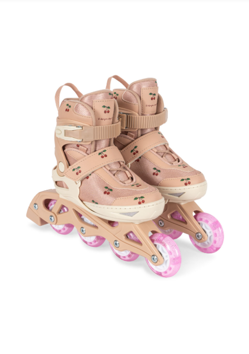 Konges Sløjd Rulleskøyter, Light up - Cherry blush - str. 26-36